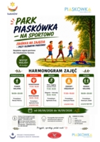 plakat o zajęciach sportowych